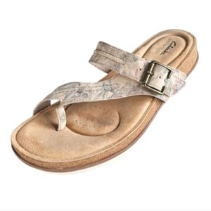 Clarks Brynn Madi Floral Thong Sandal Size 11